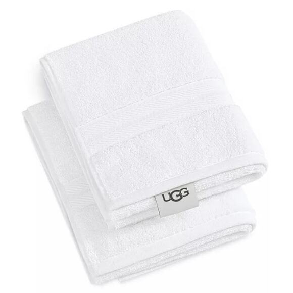 UGG® Holcomb 100% Turkish Cotton Hand Towel Set, 16" x 30" - Picture 1 of 4
